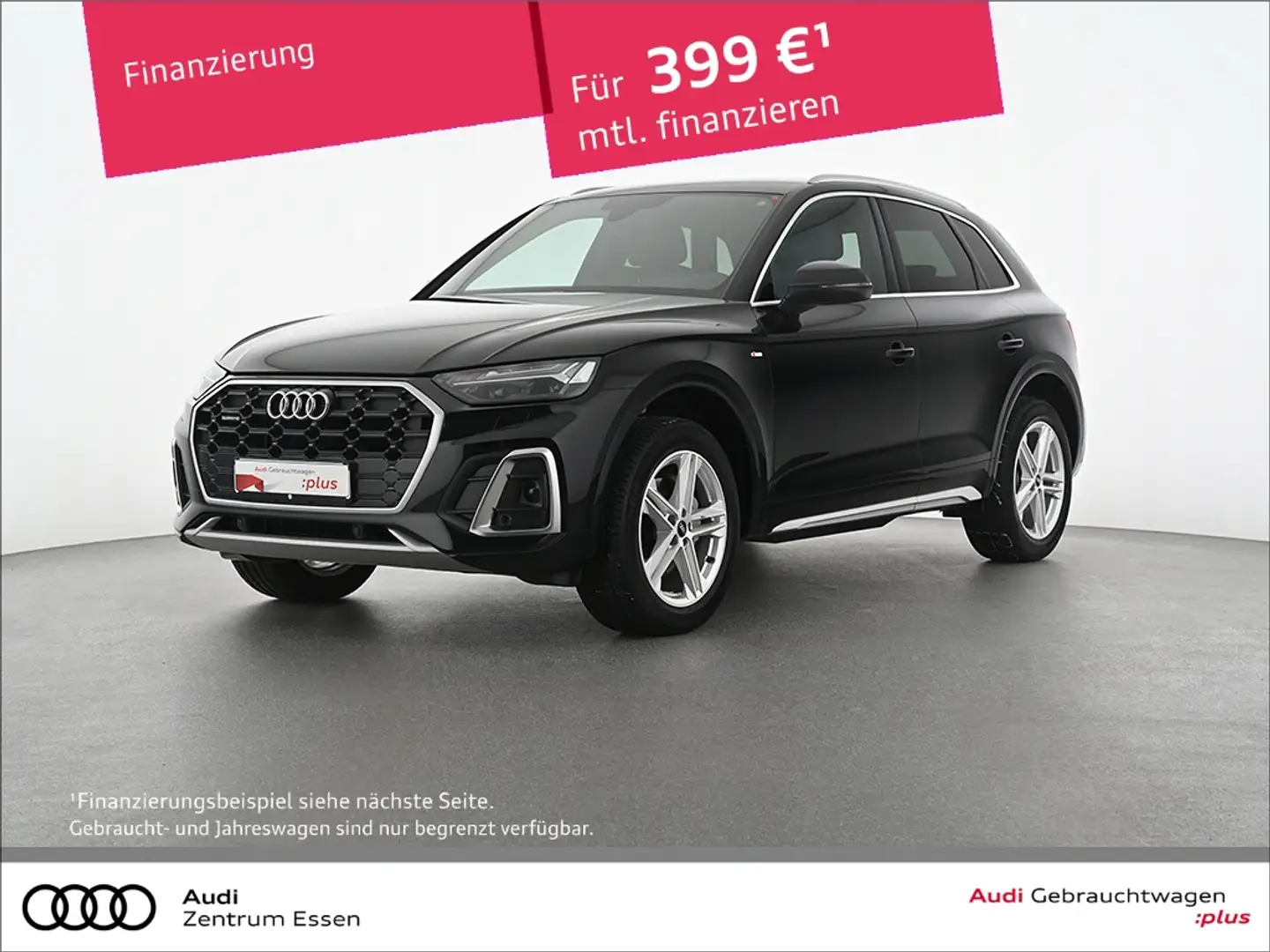 Audi Q5 40 TDI quattro S-LINE MATRIX LED AHK NAV SHZ RÜF Schwarz - 1