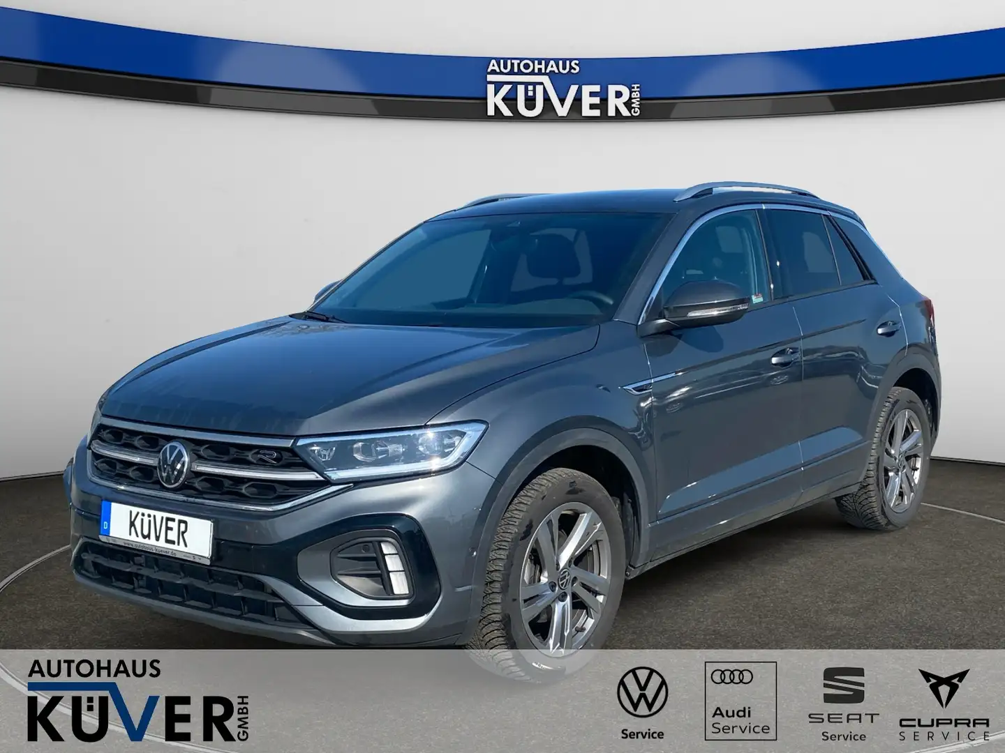 Volkswagen T-Roc R-Line 1,5 TSI DSG Navi+ACC+Matrix+17´´ Grau - 1