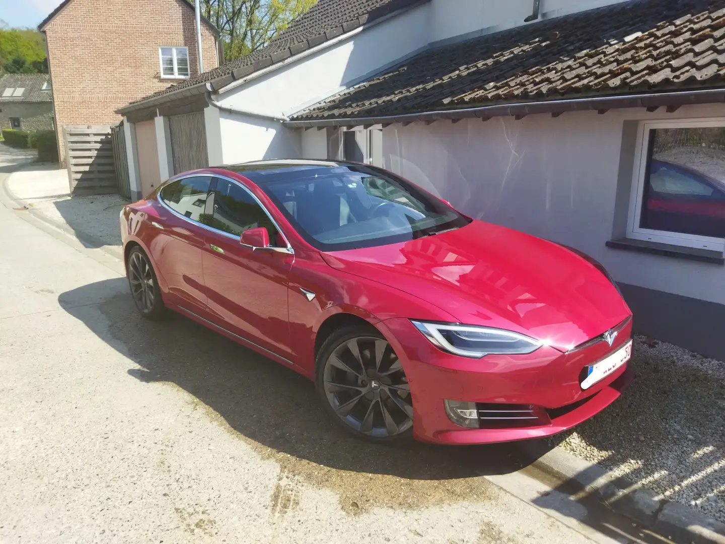 Tesla Model S 100D AWD Long Range Roşu - 1