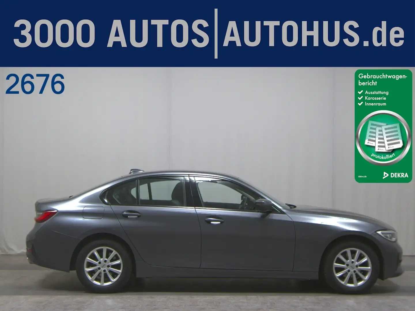 BMW 320 dA Sport-Line T-Leder Navi LC Prof. HiFi LED+ Grau - 1