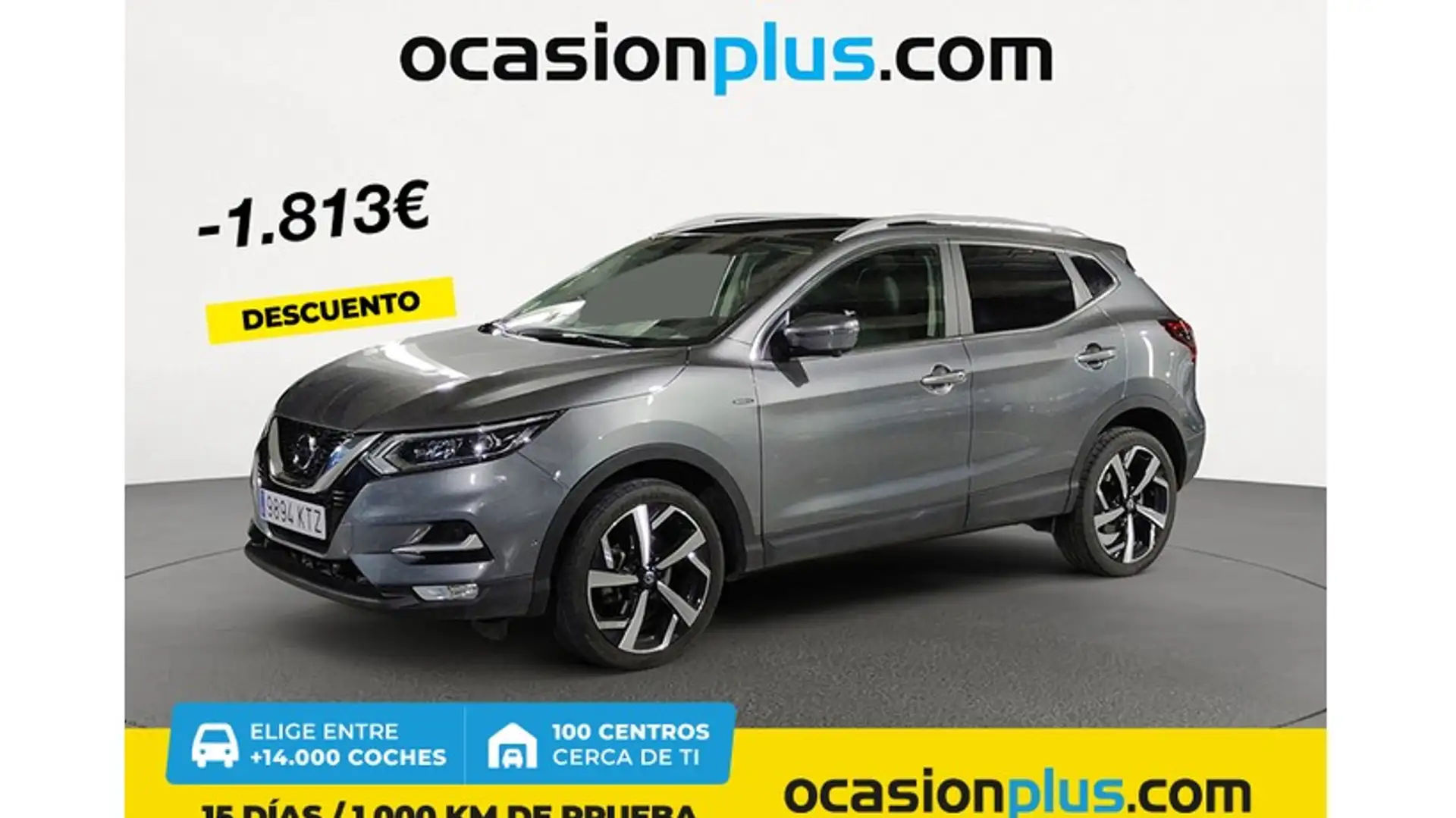 Nissan Qashqai 1.3 DIG-T Tekna 4x2 117kW Gris - 1