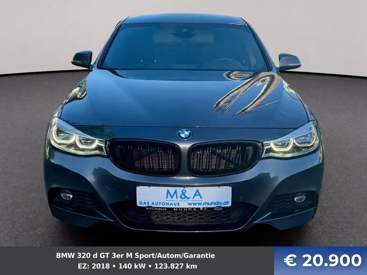 BMW 320 d GT 3er M Sport/Autom/Garantie Grau - 2
