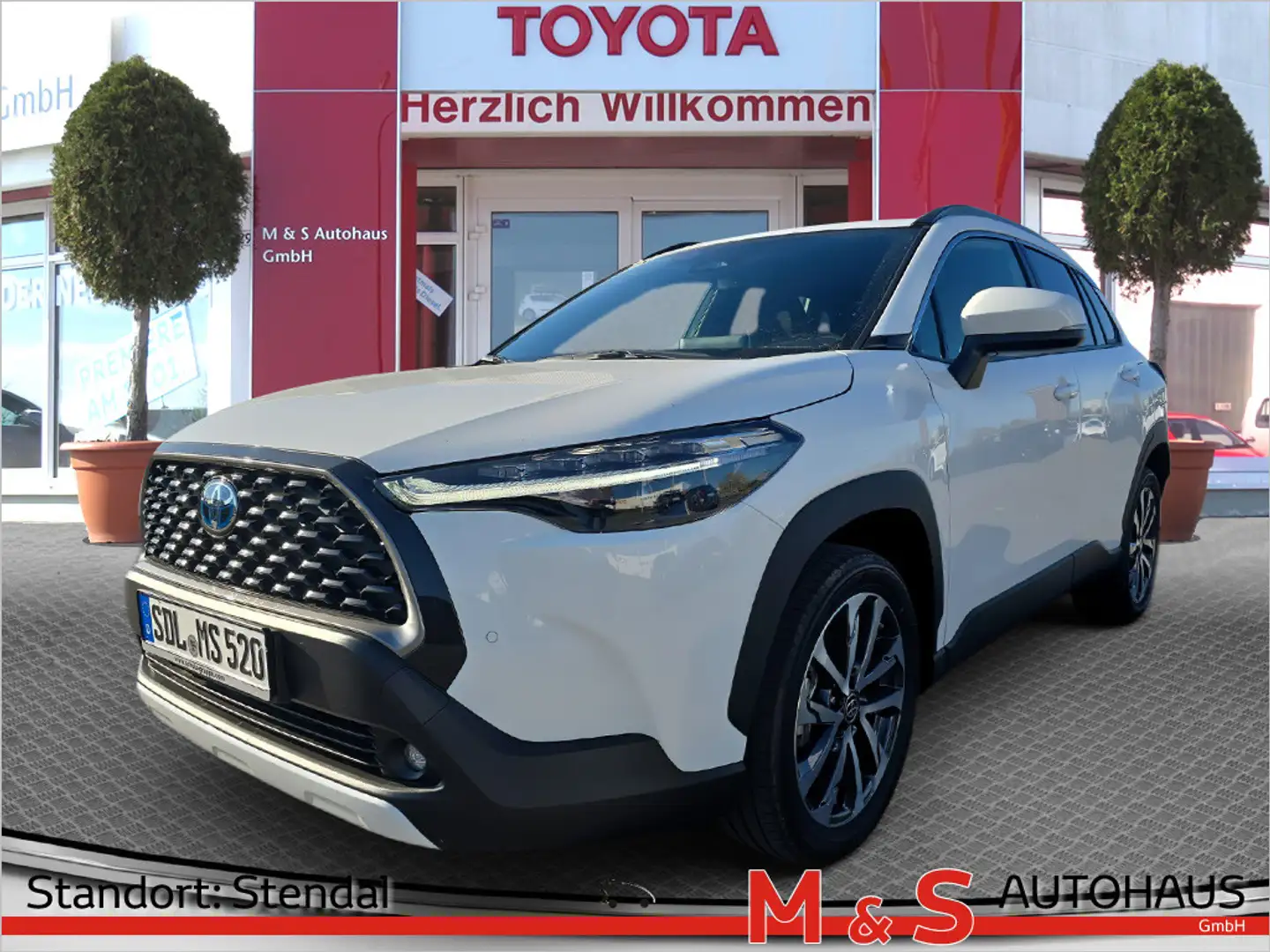 Toyota Corolla Cross 2.0 Hybrid Team D KAMERA NAVI Bílá - 1