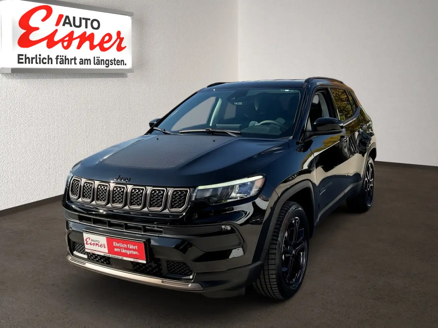 Jeep Compass 1.3 PHEV UPLAND AT Wenig Km. Zwart - 2