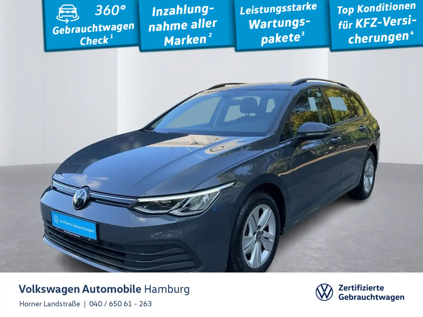Volkswagen Golf Variant Golf VIII Variant Life 2.0 TDI Sitzheizung Navi Grau - 1