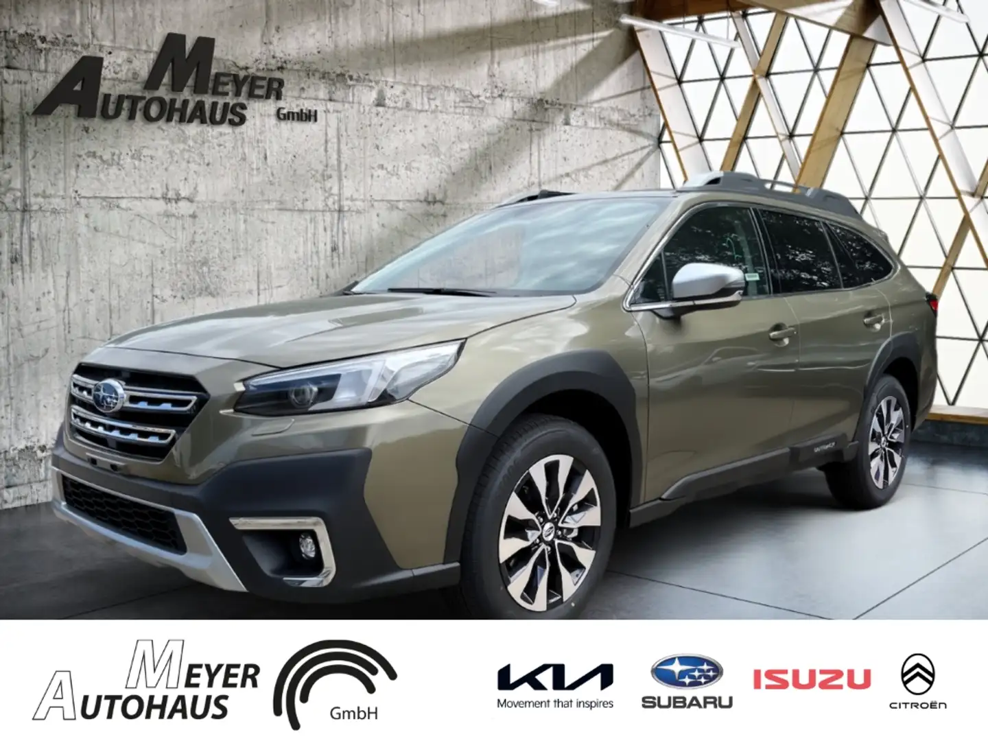 Subaru OUTBACK 2.5i Platinum Lineartronic+Totwinkelassistent+Smar Groen - 2