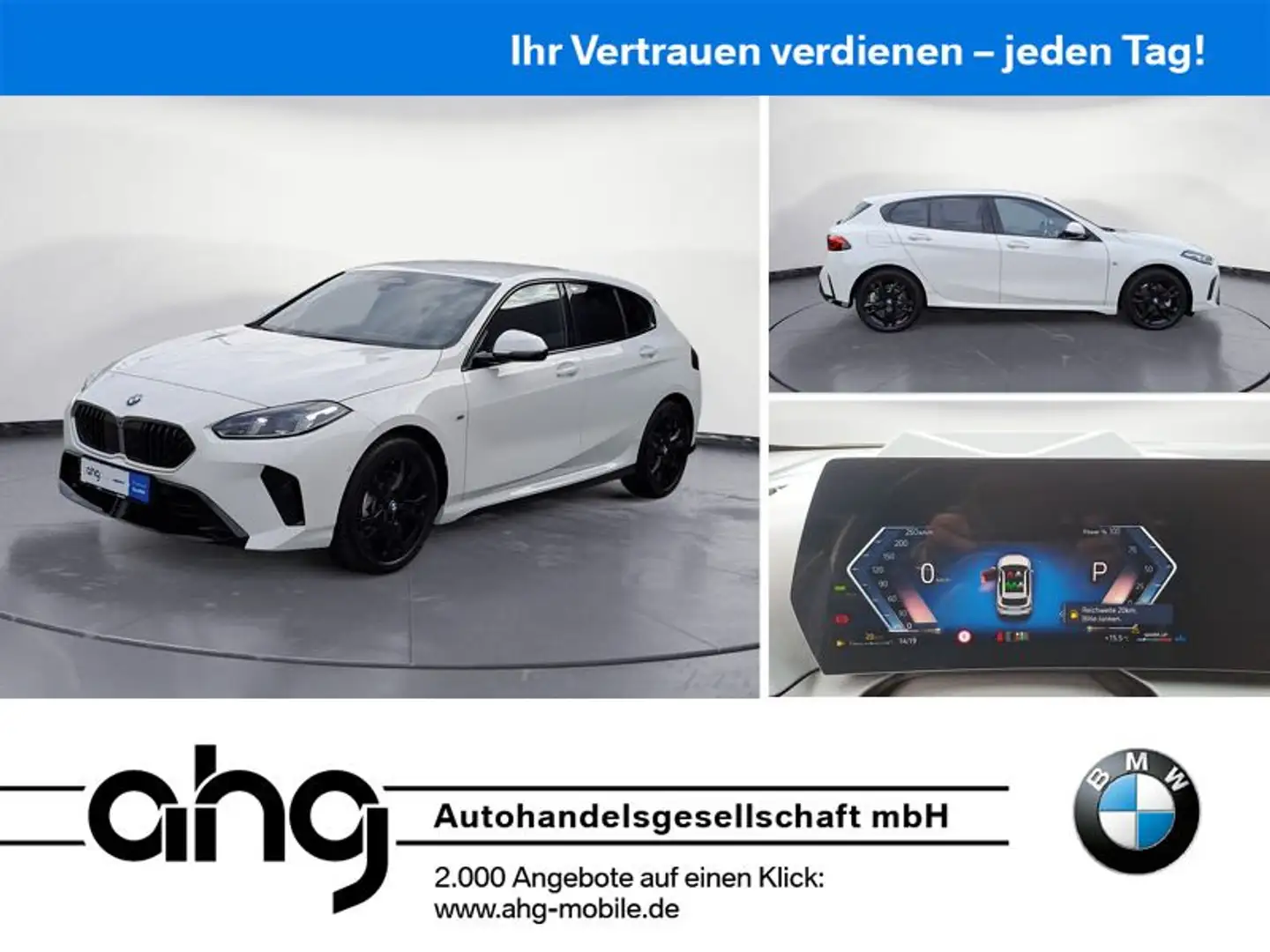BMW 120 i M-Sport *Navi*Memory*HIFI*LED*PDC*SHZ*DAB* Weiß - 1