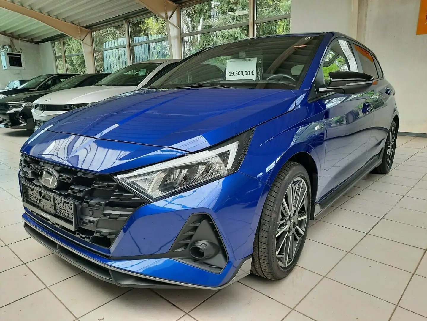 Hyundai i20 1.0 N Line Mild-Hybrid Blau - 2
