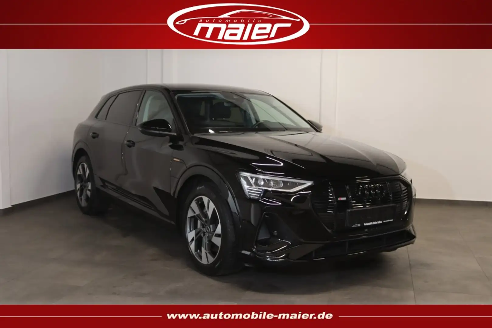 Audi e-tron 50 quattro S line-Luft-Virt.-Navi-LED-KAM Schwarz - 1