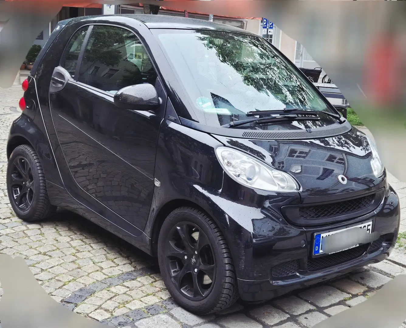smart forTwo coupe softouch passion Schwarz - 1