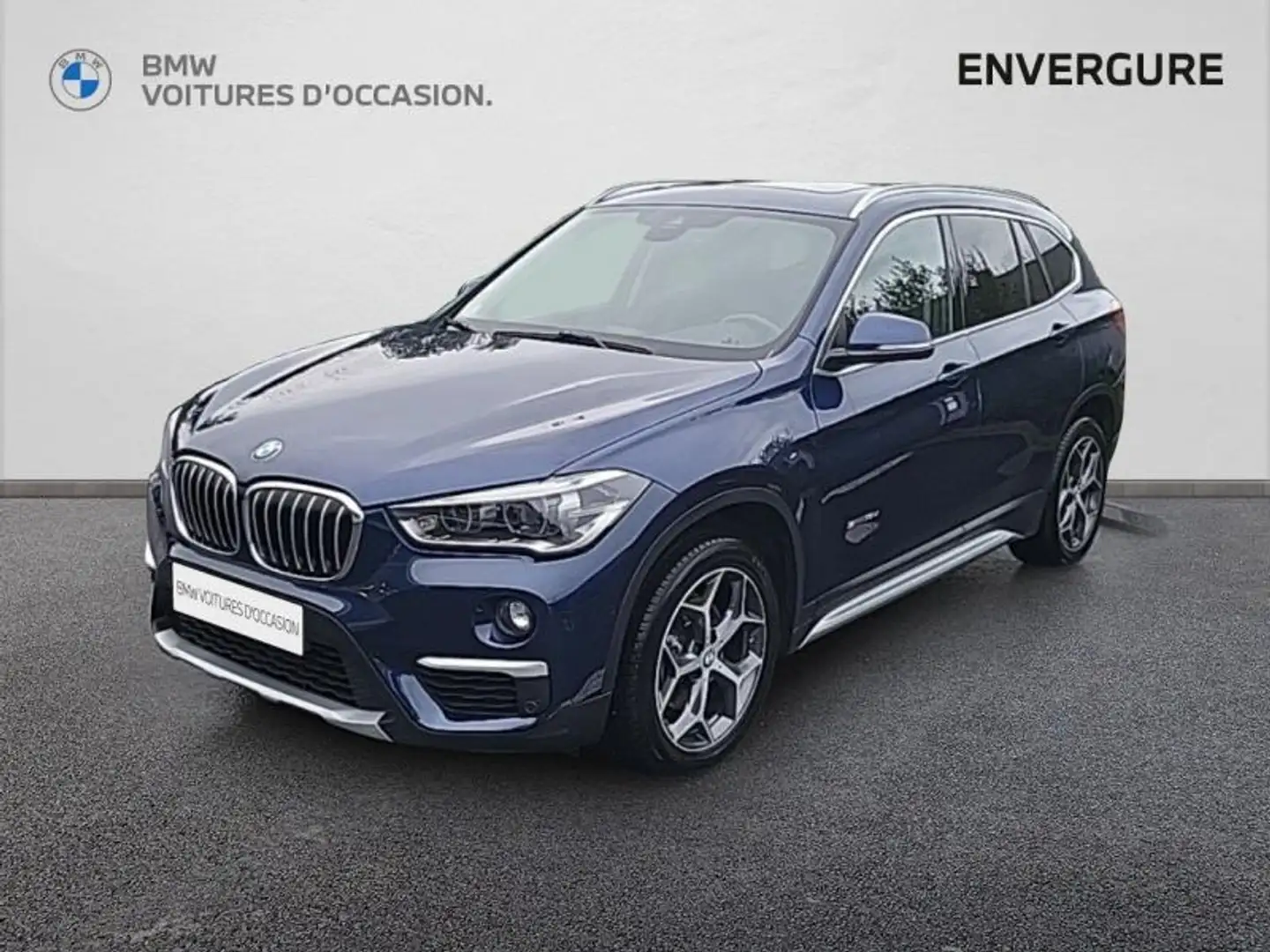 BMW X1 sDrive18dA 150ch xLine Bleu - 1