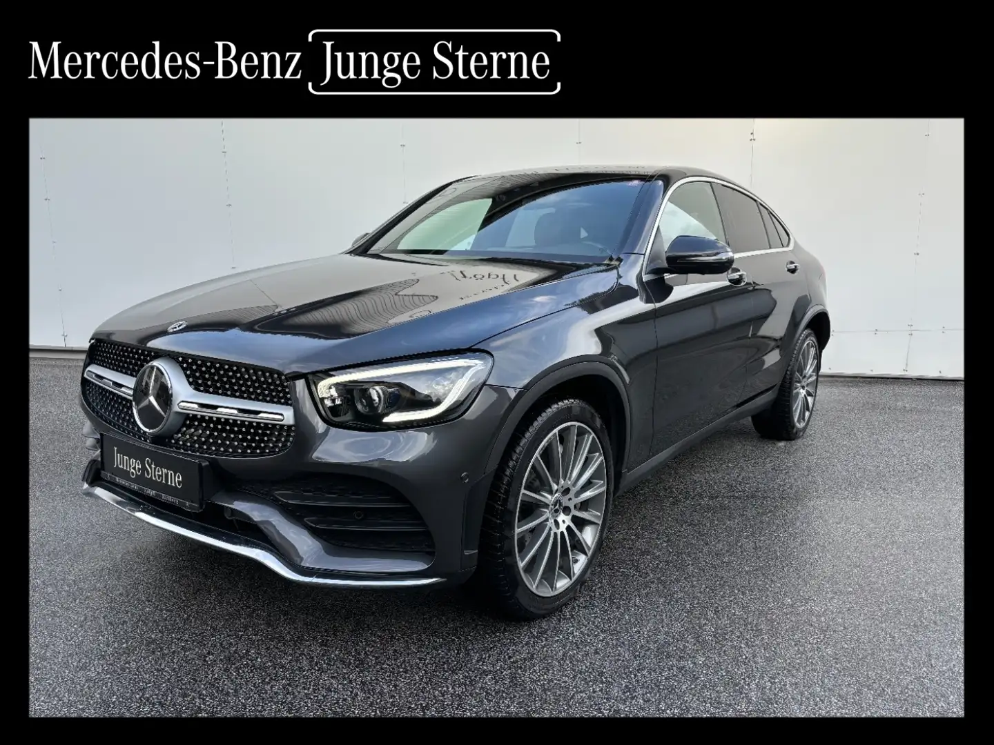 Mercedes-Benz GLC 220 d 4MATIC Coupé AMG SHD FAP Distr MBUX Grau - 1