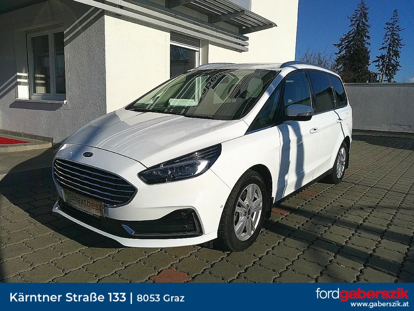 Ford Galaxy 2,5 Duratec Hybrid Titanium Aut. Blanc - 1