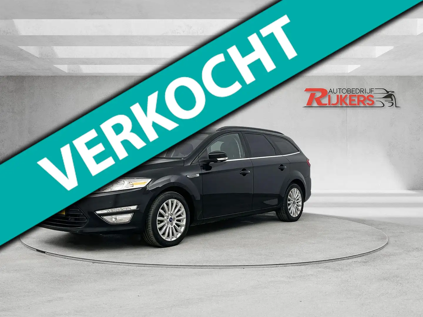 Ford Mondeo Wagon 1.6 EcoBoost Platinum 160pk handg,Cruise Con Zwart - 1