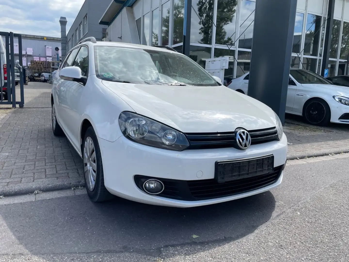 Volkswagen Golf VI Variant Trendline Blanc - 1