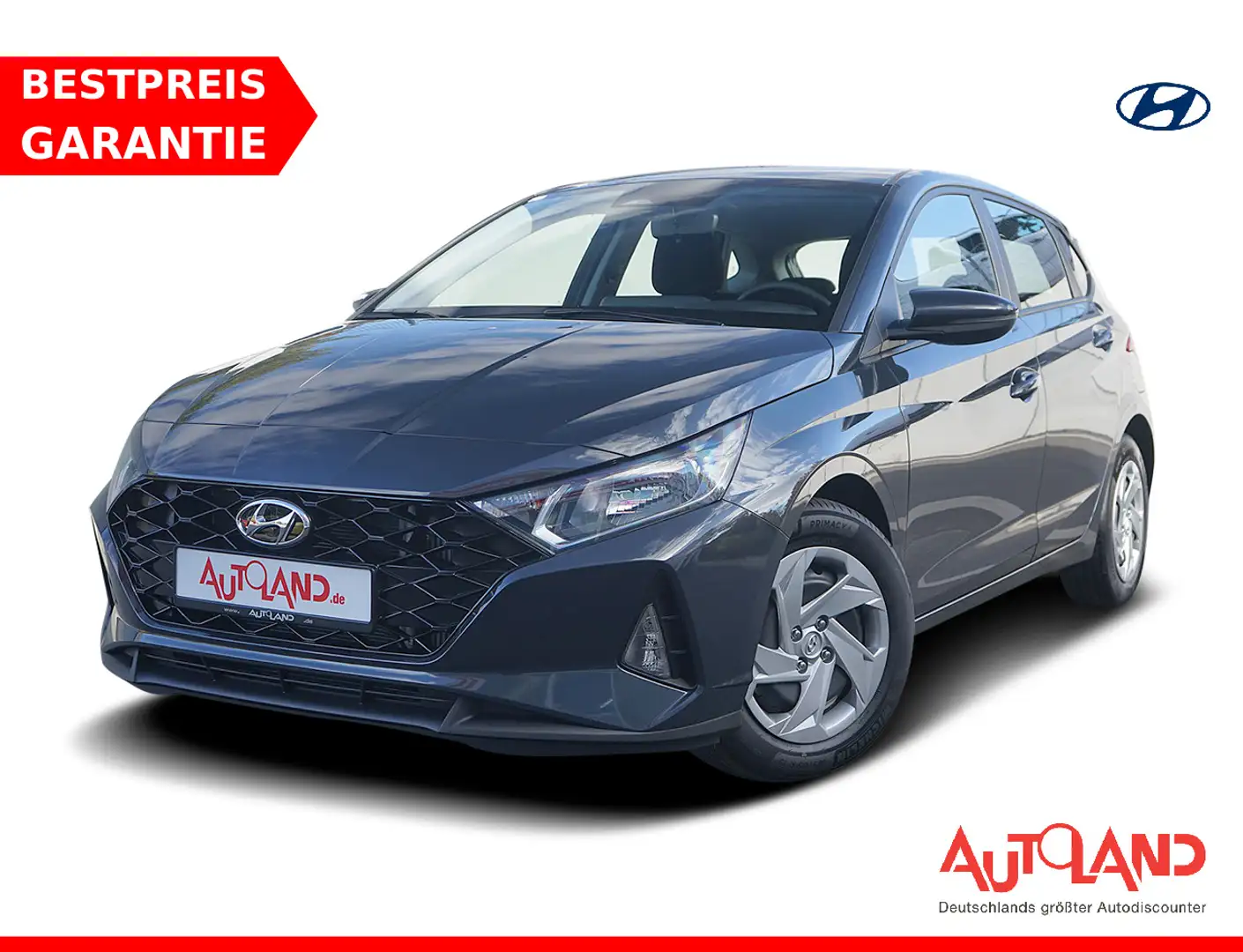 Hyundai i20 1.0 T-GDI Klima SHZ Kamera VC Temp Gris - 1