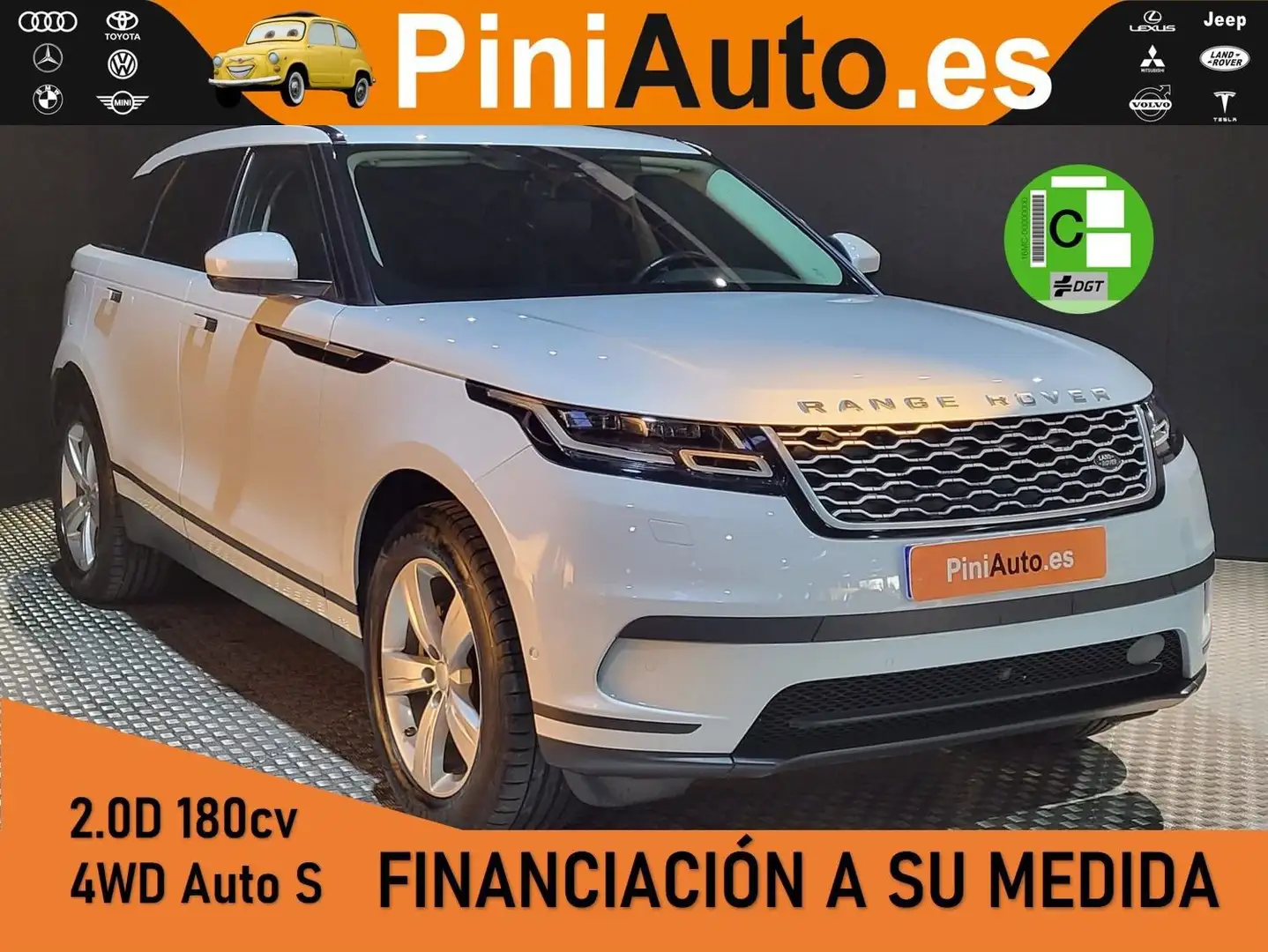 Land Rover Range Rover Velar 2.0D S 4WD Aut. 180 Blanc - 1