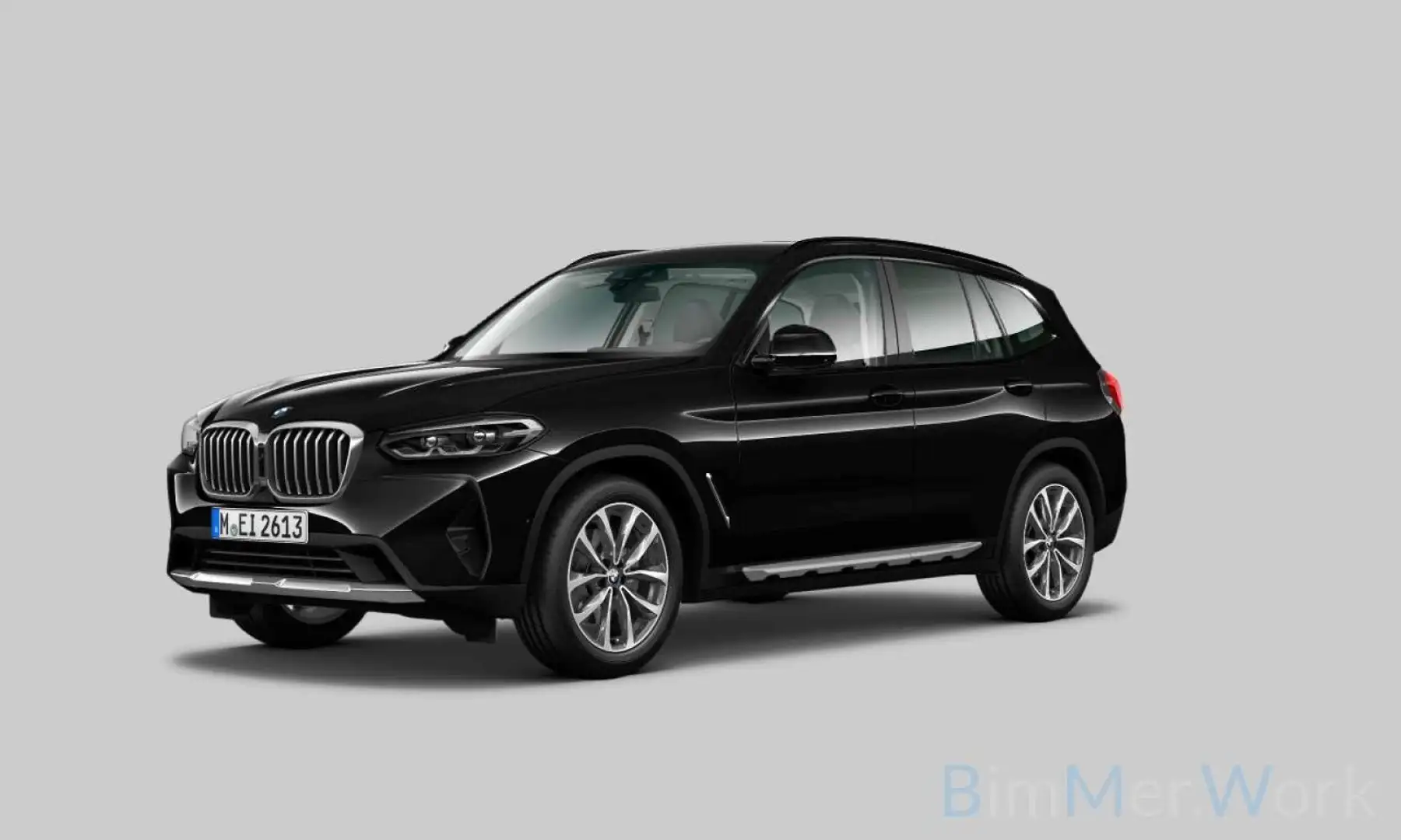 BMW X3 360°M Sport Leder DAB Sportsitz 19Zoll Schwarz - 1