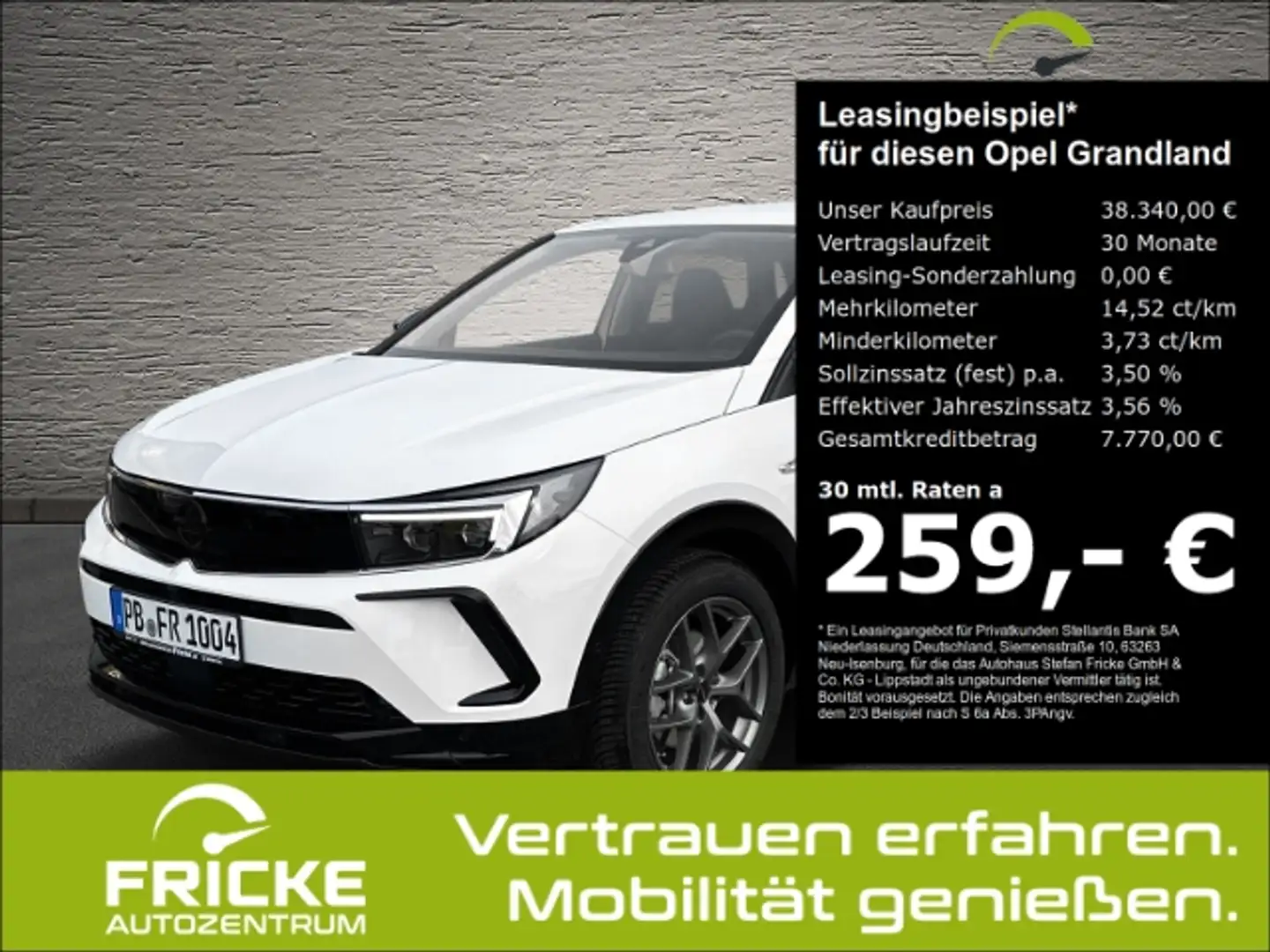 Opel Grandland GS Line+AHK+MatrixLicht+Navi+Alcantara Wit - 1