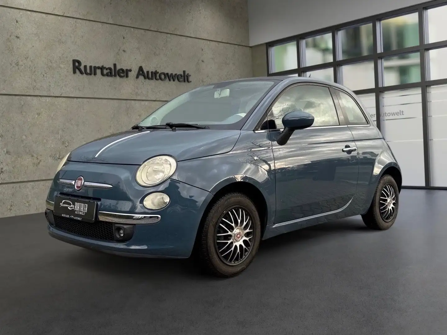 Fiat 500 *KLIMAAUT.*PANO.*USB/AUX*E-PAKET*TÜV* Blau - 1