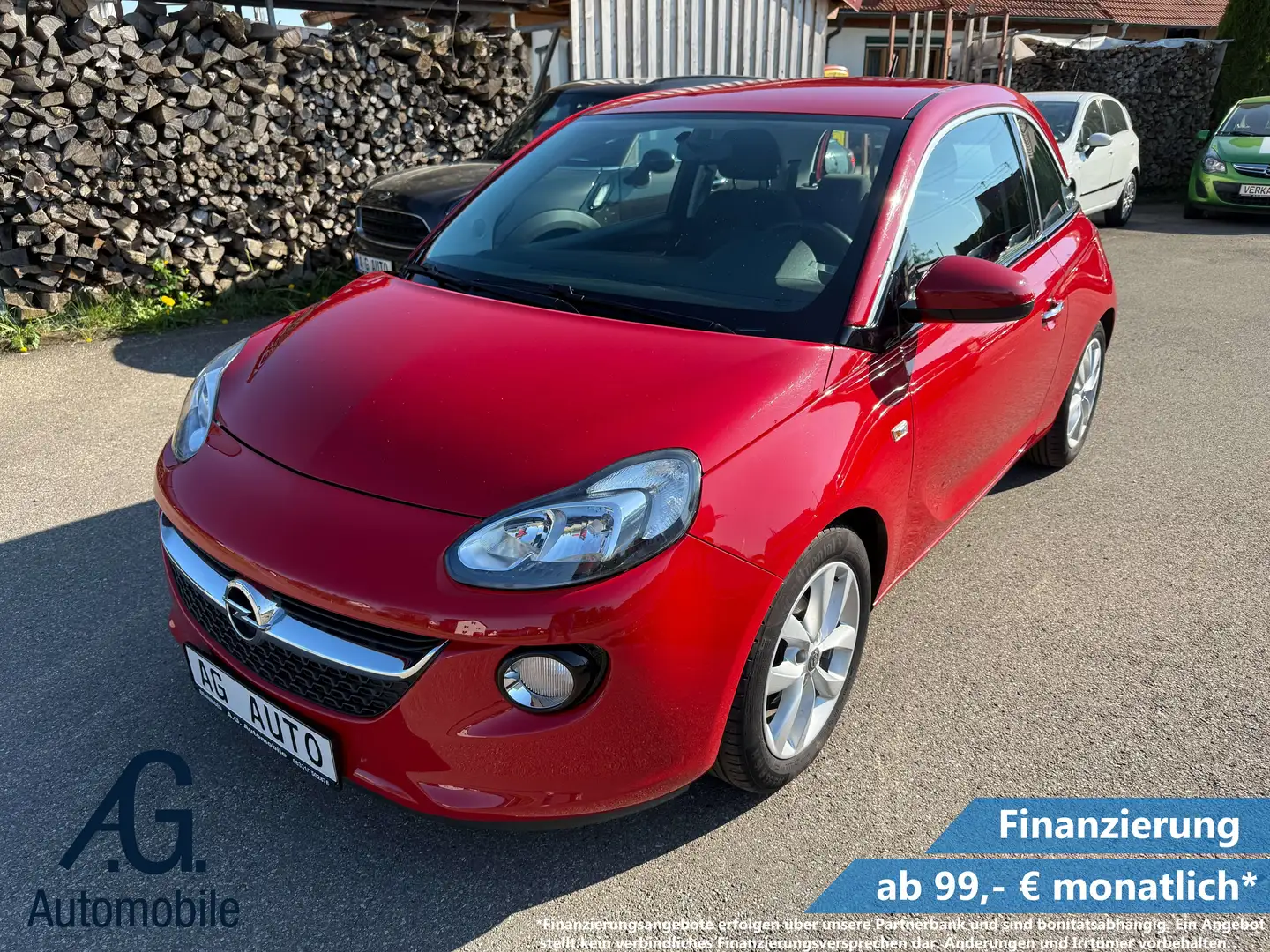 Opel Adam Jam +Garantie Klima Tempomat TÜV+Service NEU Rot - 1