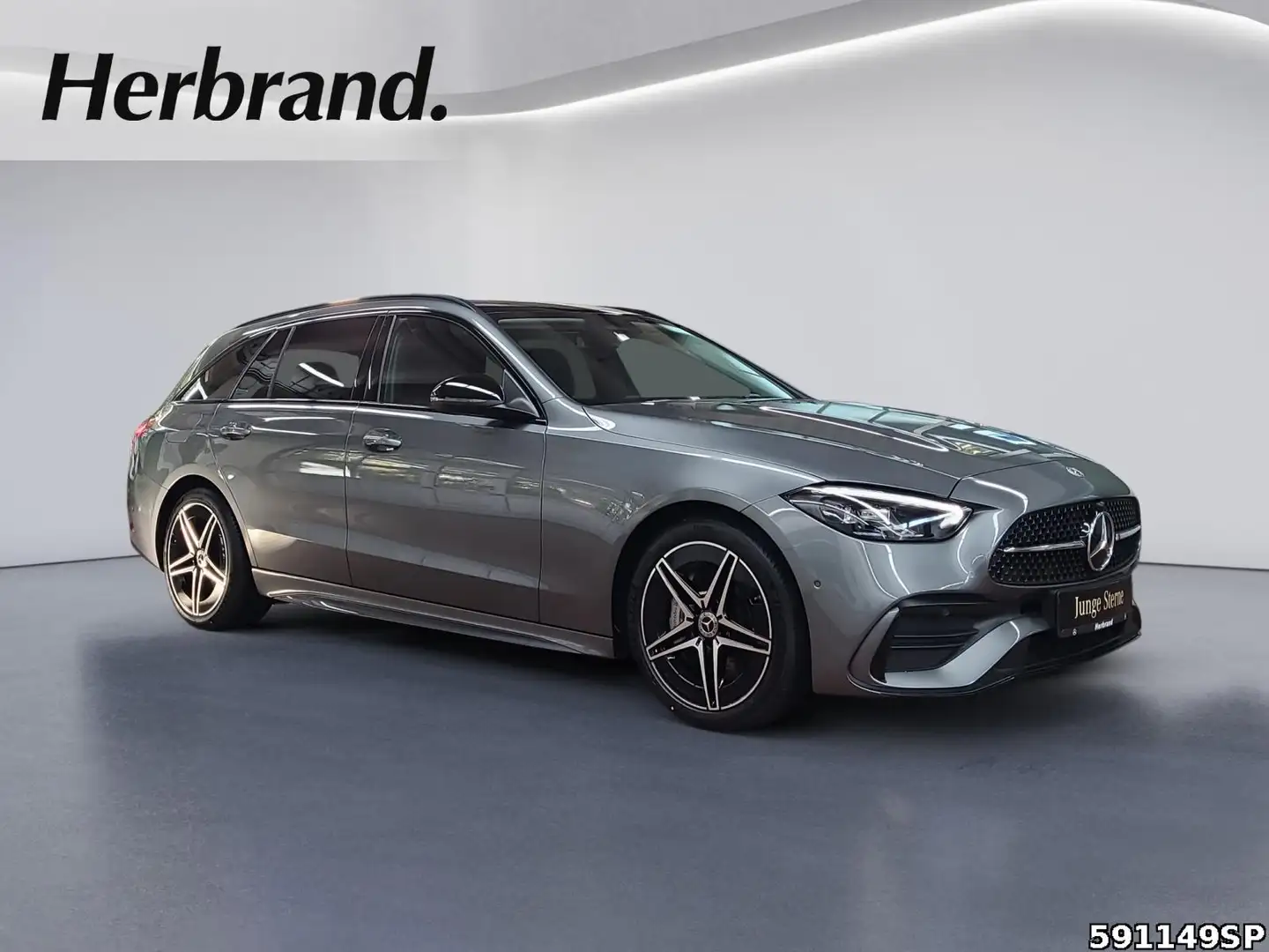 Mercedes-Benz C 180 T AMG  Pano Night Memory Sitzhzg Lenkradhz Grau - 2
