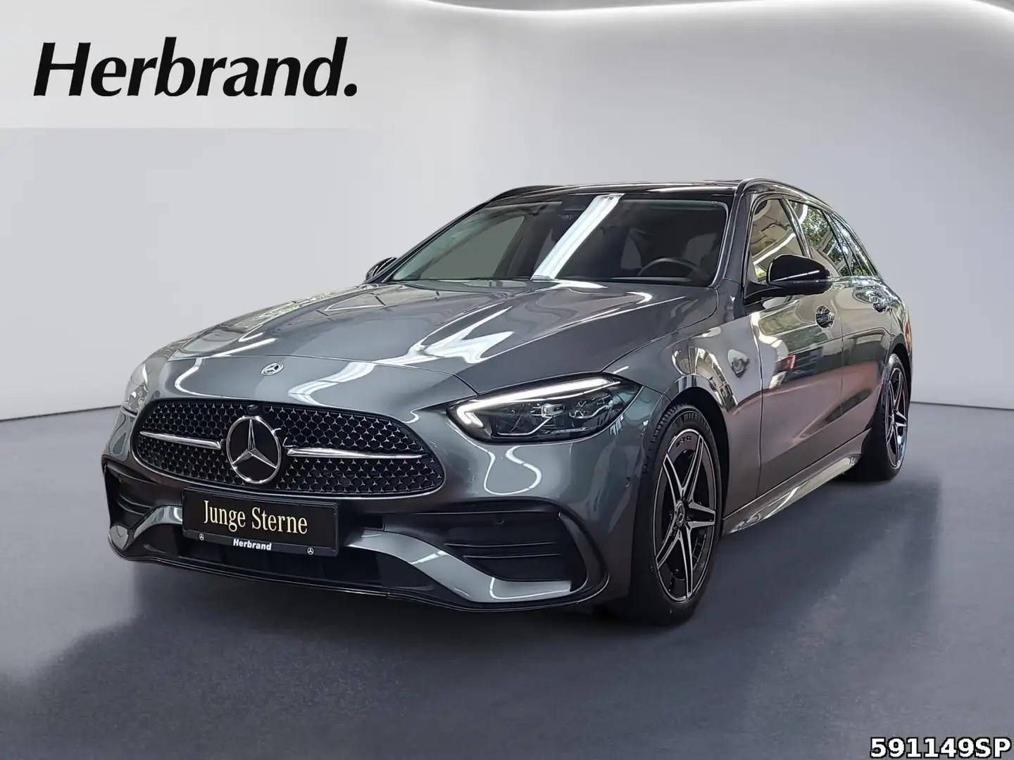 Mercedes-Benz C 180 T AMG  Pano Night Memory Sitzhzg Lenkradhz Grau - 1