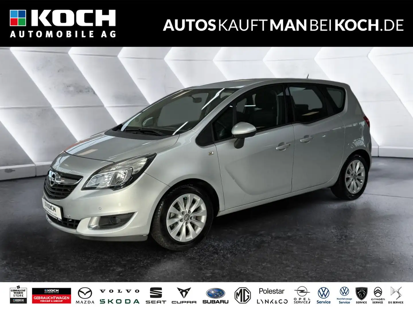 Opel Meriva 1.4 Style Klimaa.Sitzh,PDC,LRH Klima Argent - 1