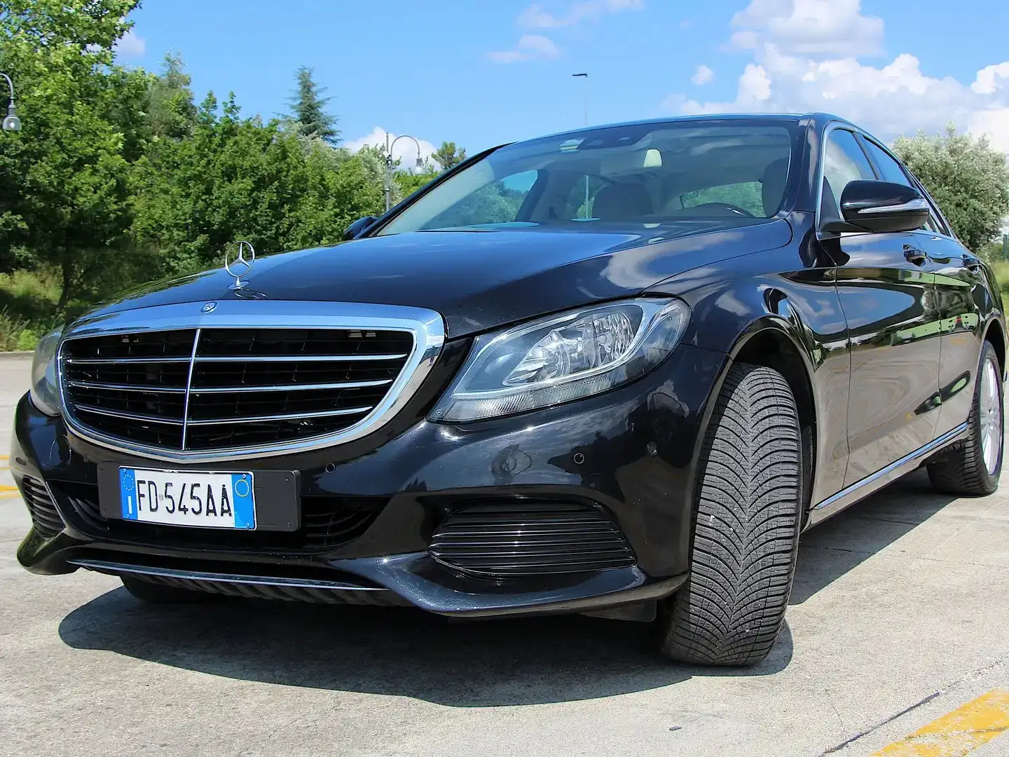 Mercedes-Benz C 220 Classe C-W205 2014 Berlina d (bt) Executive auto Nero - 1