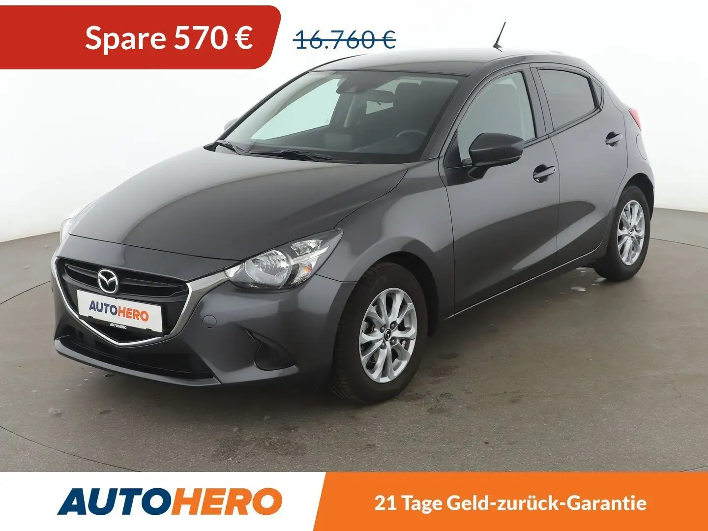Mazda 2 1.5 Exclusive-Line Aut*TEMPO*PDC*KLIMA*GARANTIE* Grau - 1