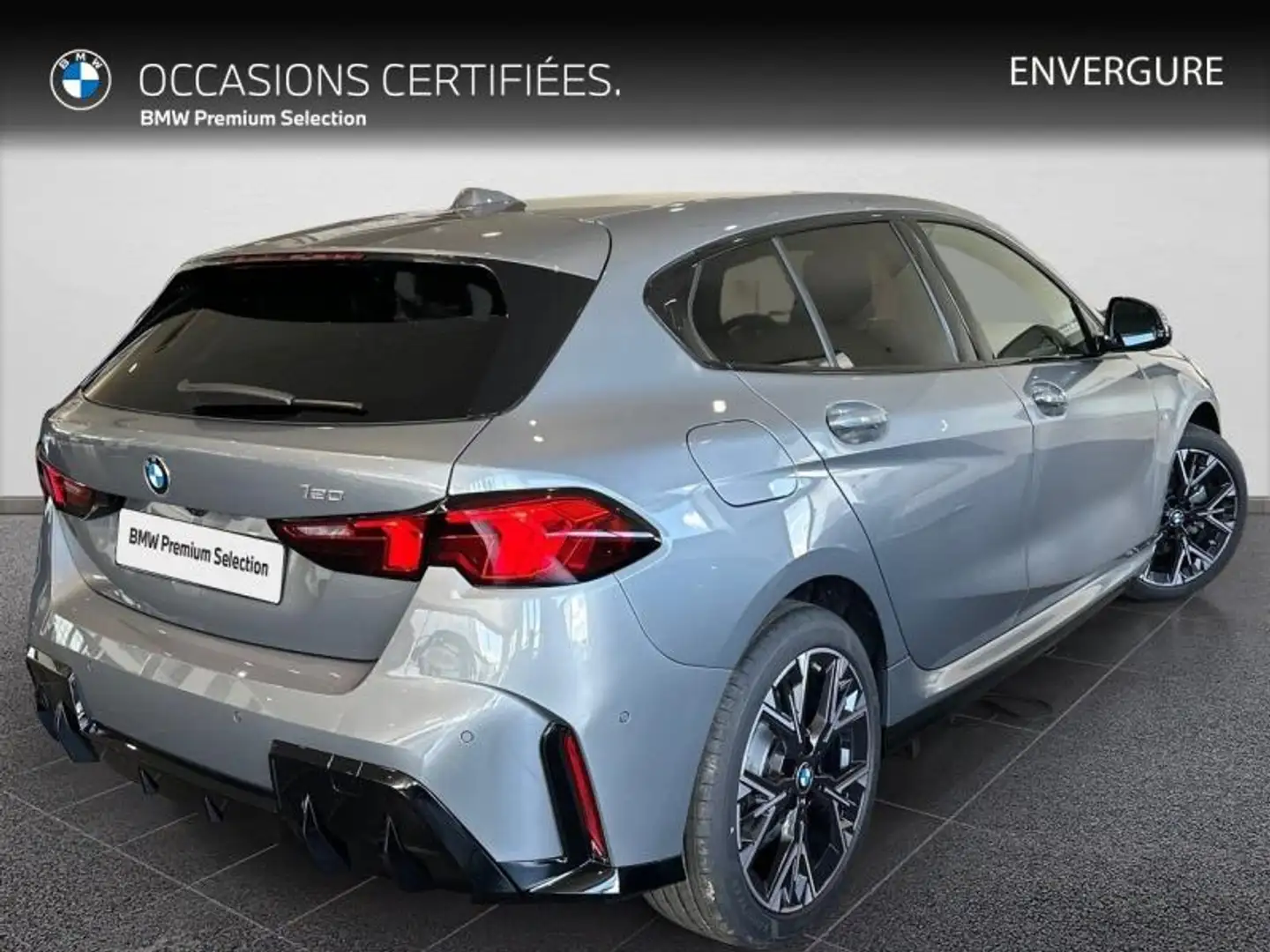 BMW 120 120A 170ch M Sport Design DKG7 Gris - 2