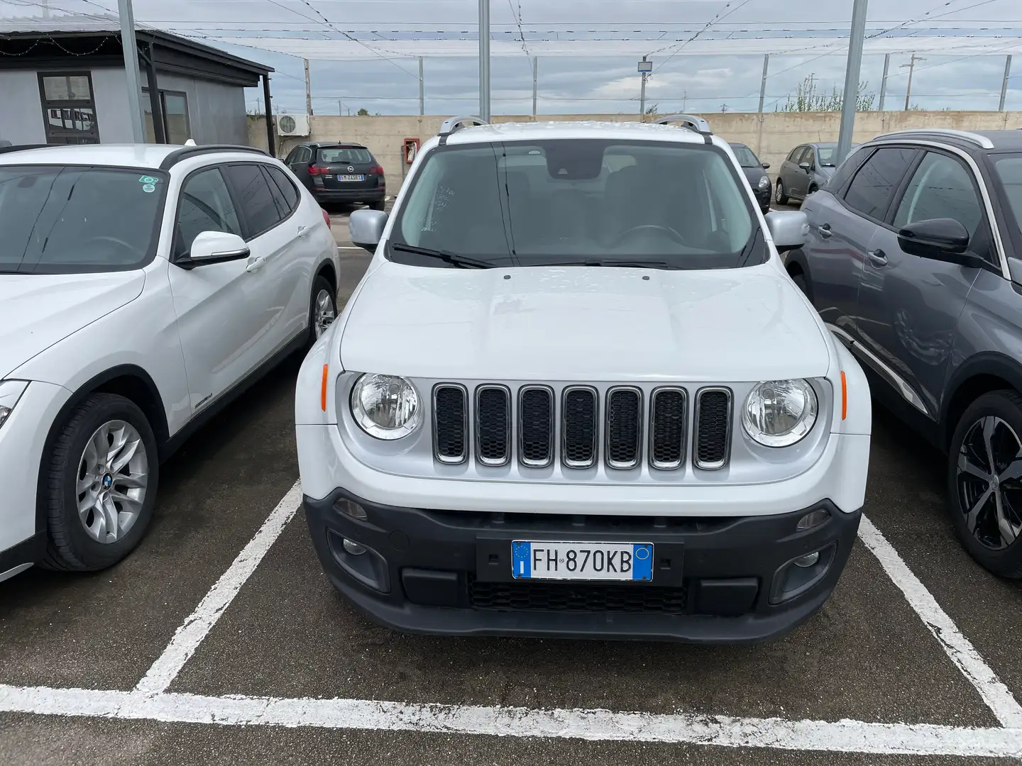 Jeep Renegade 2.0 mjt Limited 4wd 140cv-NAVIGATORE-PELLE Blanc - 2