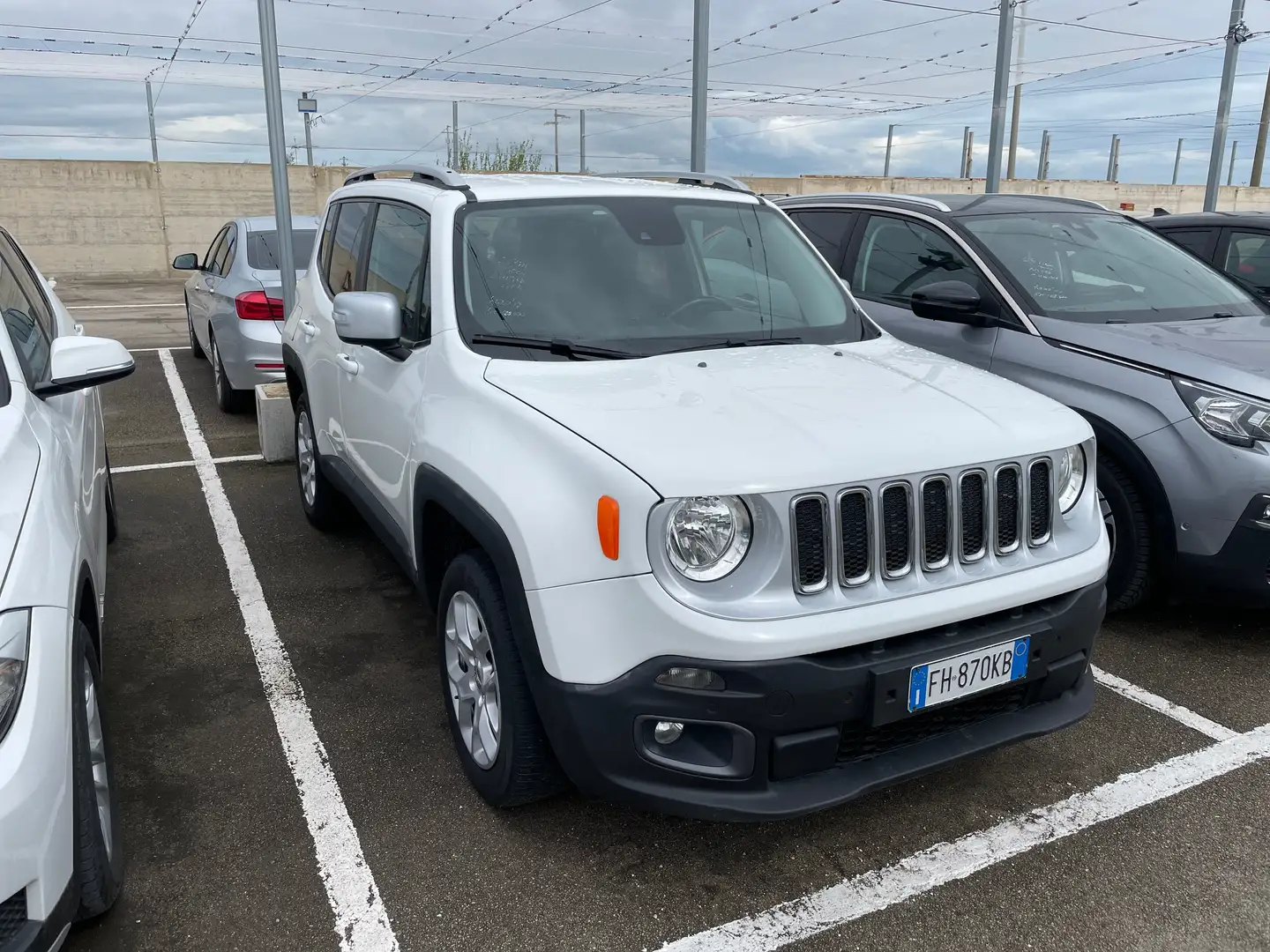 Jeep Renegade 2.0 mjt Limited 4wd 140cv-NAVIGATORE-PELLE Blanc - 1