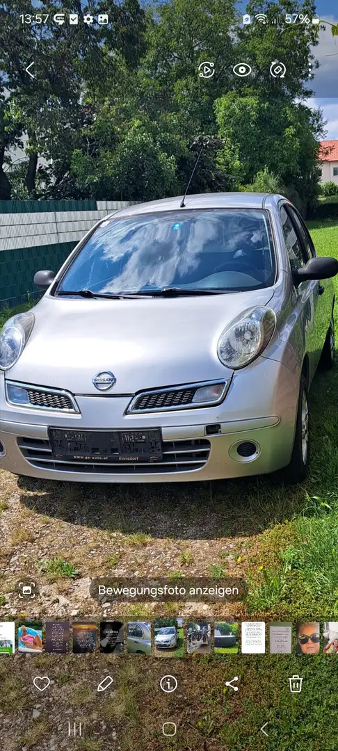 Nissan Micra Micra 1,2 16V visia Comfort visia Comfort Silber - 1