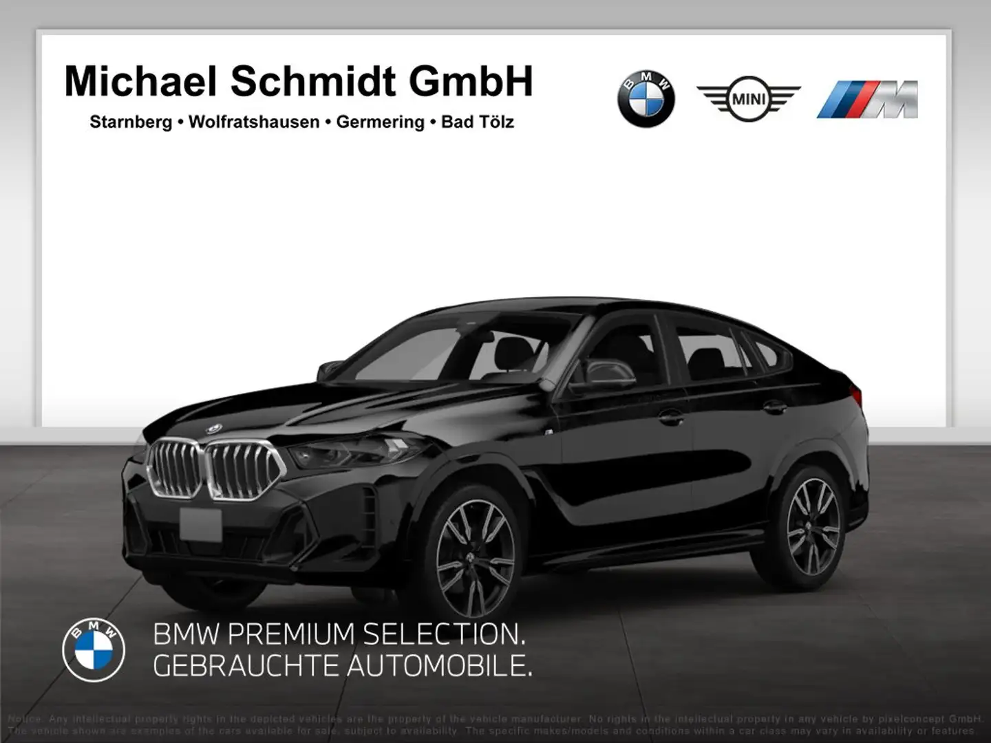 BMW X6 xDrive30d *M Sportpaket Pro*22"*LC Prof.*HUD*AHK*H Schwarz - 1