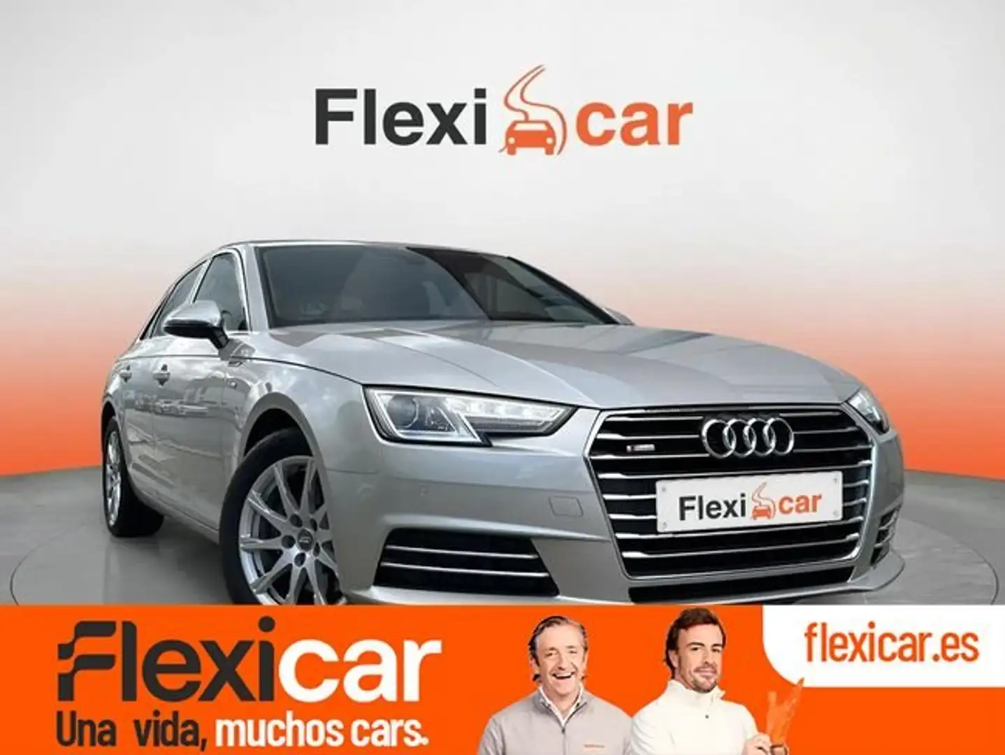 Audi A4 2.0+TDI+110kW%28150CV%29 Gris - 1