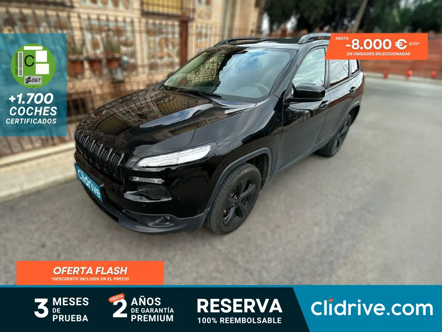 Jeep Cherokee 2.2 Multijet Night Eagle III 4x4 ADI Aut. 136kw Noir - 1