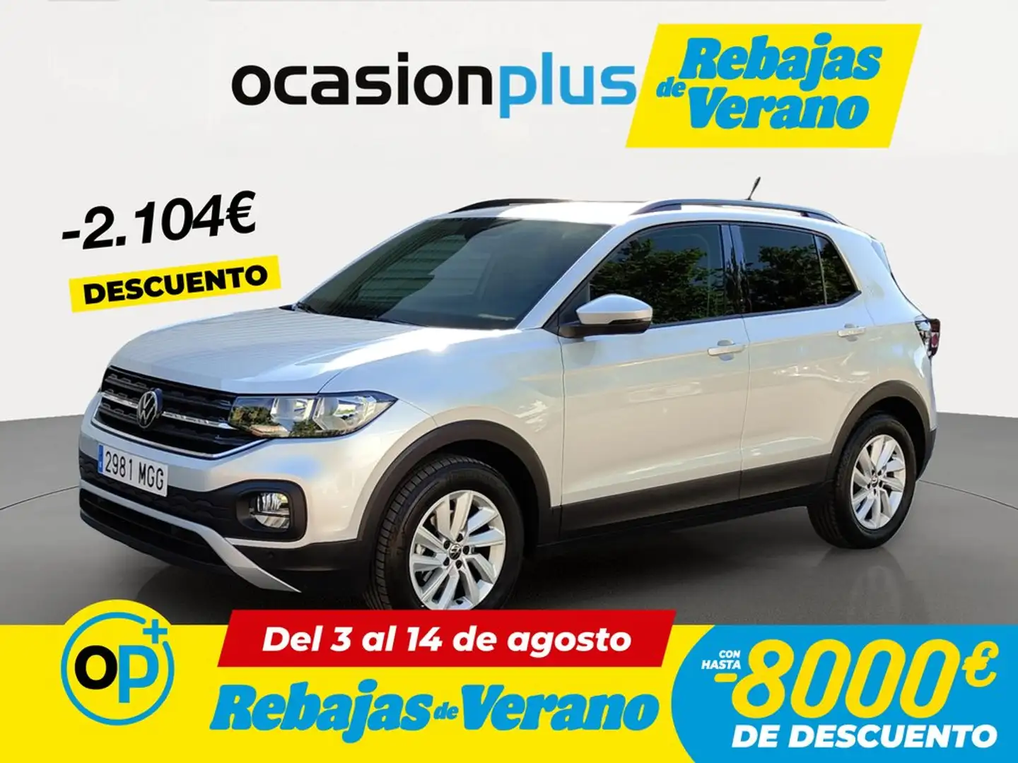 Volkswagen T-Cross 1.0 TSI Advance DSG7 81kW Gris - 1