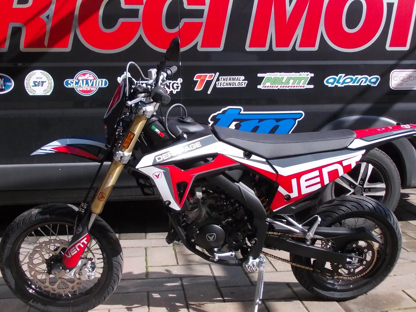 Autres VENT 50  2 TEMPI   SUPERMOTARD 2024 Noir - 2