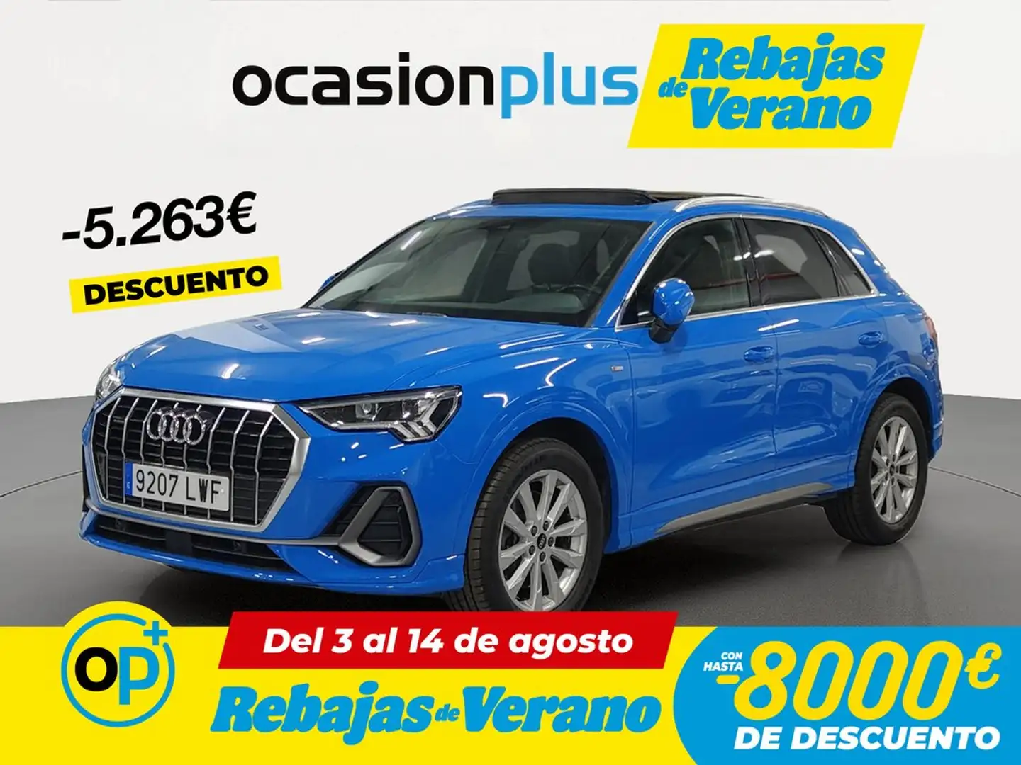 Audi Q3 40 TDI S line quattro S tronic 147kW Azul - 1