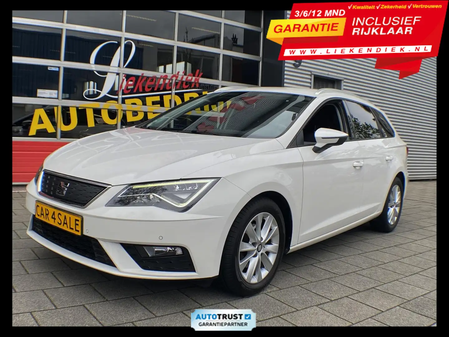 SEAT Leon ST 1.0 EcoTSI Style Connect AUTOMAAT I Virtuele Co Weiß - 1