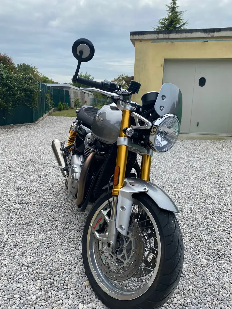 Triumph Thruxton R 2017 Gris - 1