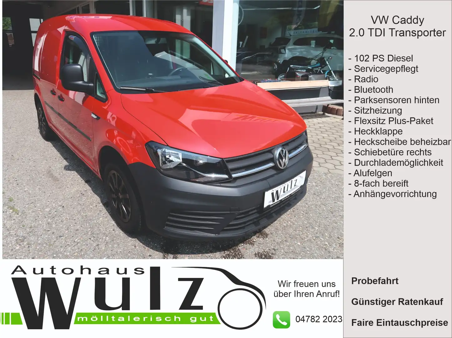 Volkswagen Caddy Kasten EcoProfi BMT Rouge - 1