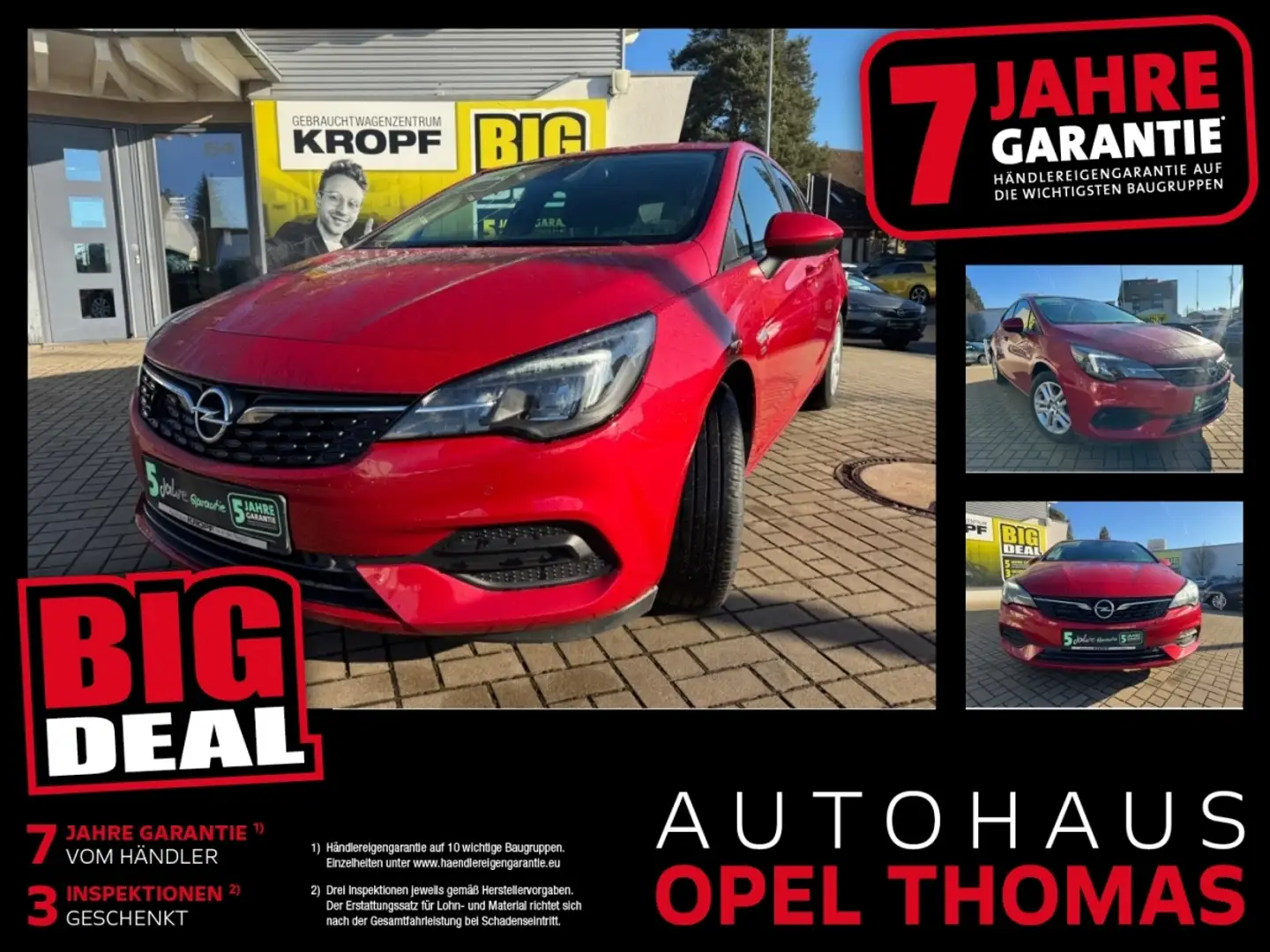 Opel Astra K 1.4 Turbo 120 Jahre *AT, Navi,KAM* Rosso - 1