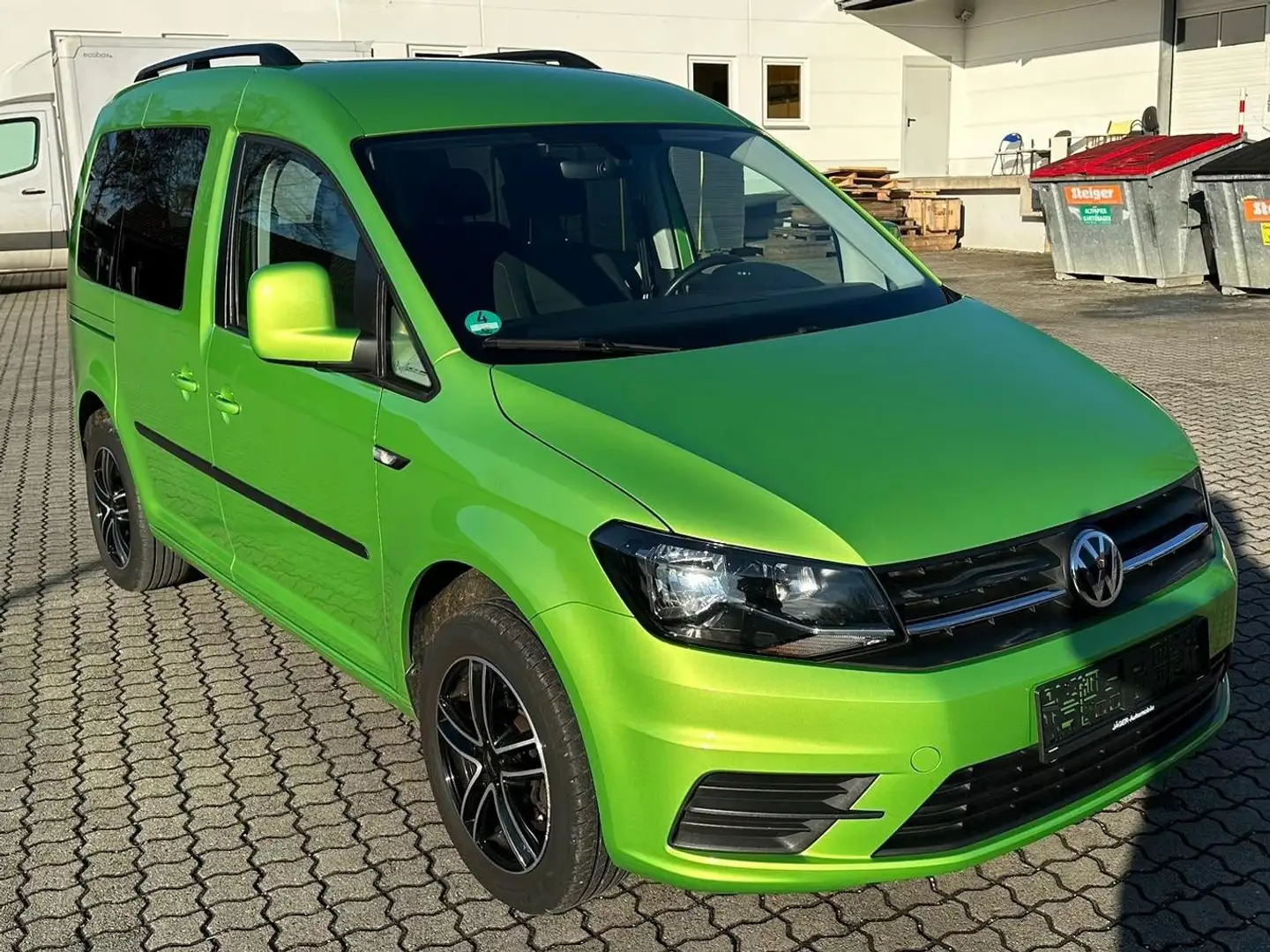 Volkswagen Caddy Trendline BMT*1 Hand*Alu*PDS* Grün - 1