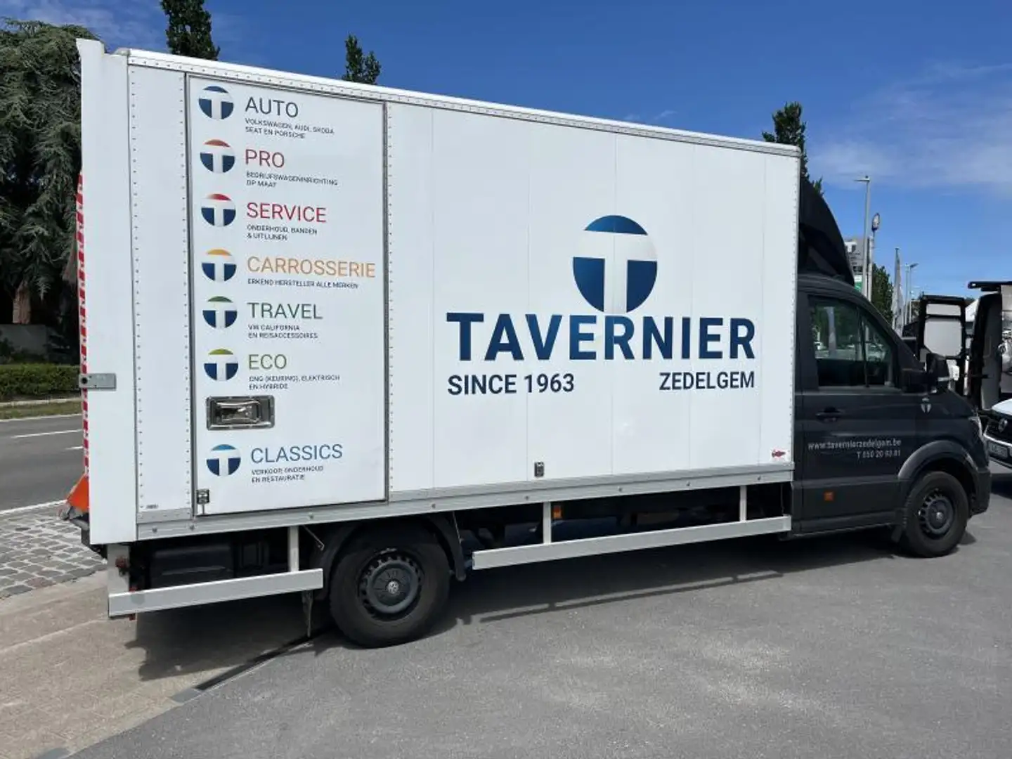 Volkswagen Crafter chassis enkele cabine L4 35 la Grijs - 2