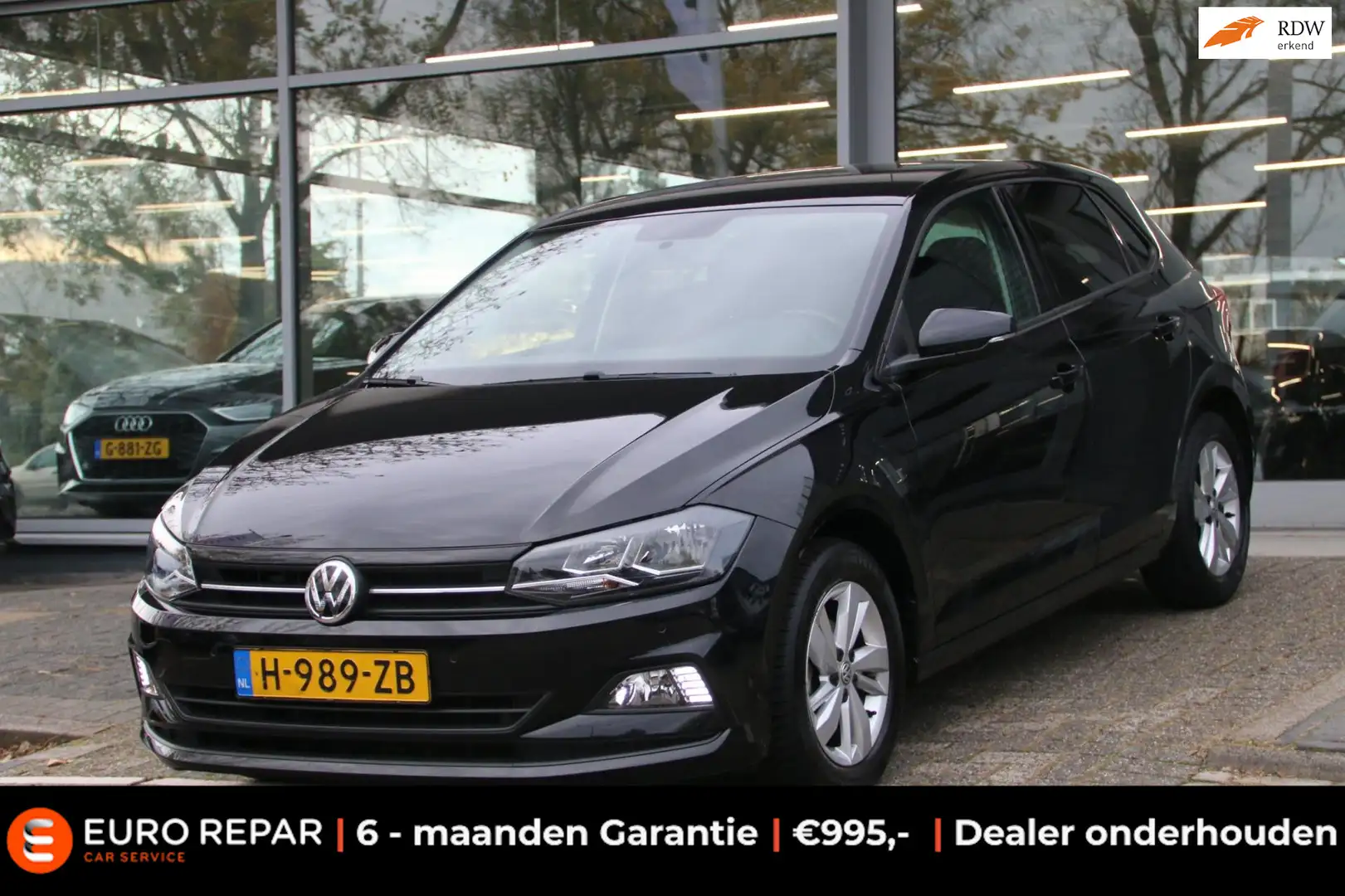 Volkswagen Polo 1.0 TSI Comfortline NL-AUTO NAP PDC Noir - 1