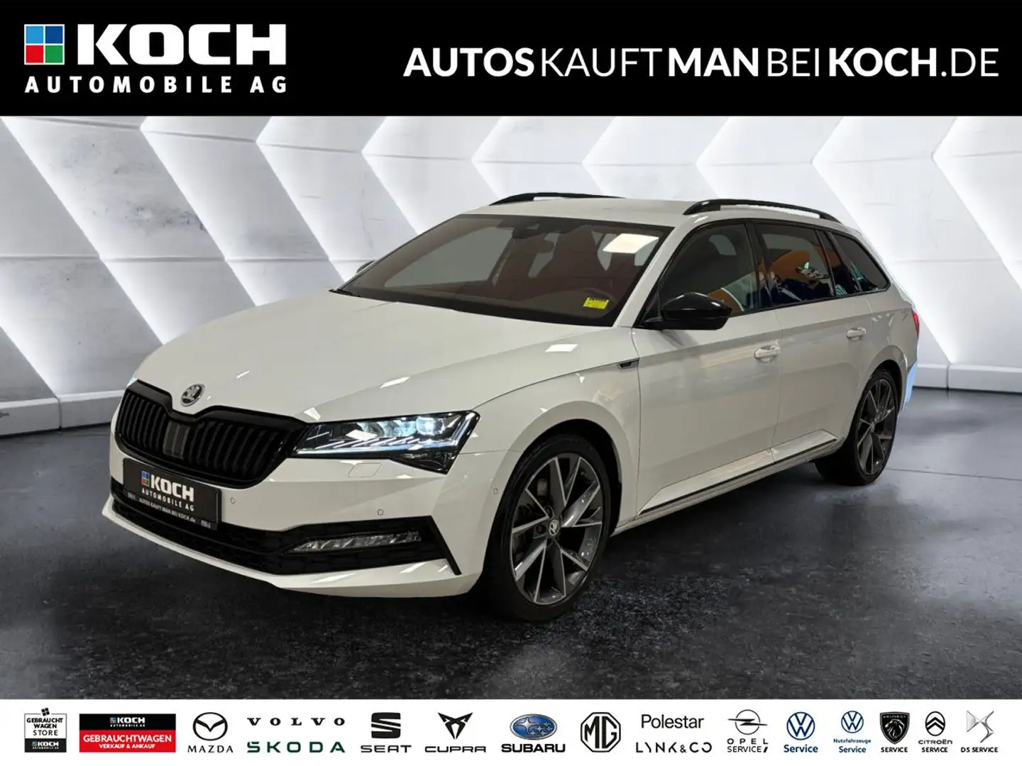 Skoda Superb Combi 2.0 TSI DSG Sportline PARKL MATRIX Weiß - 1
