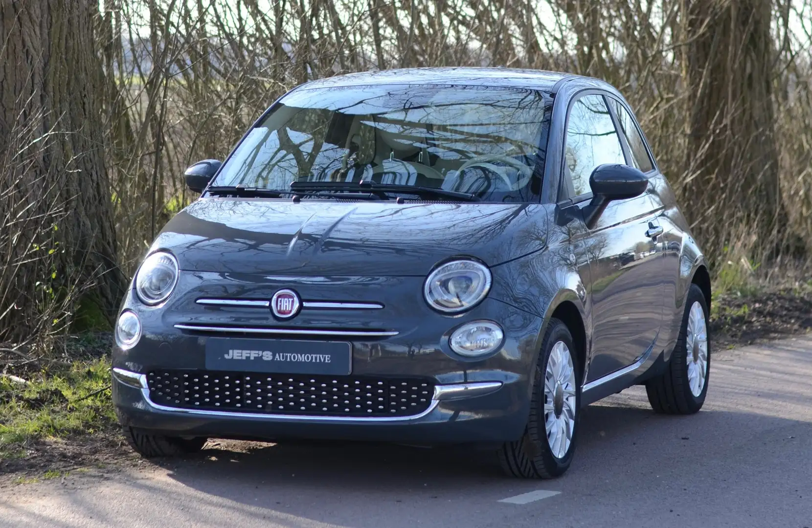 Fiat 500 1.0 Hybrid Rockstar Grijs - 1
