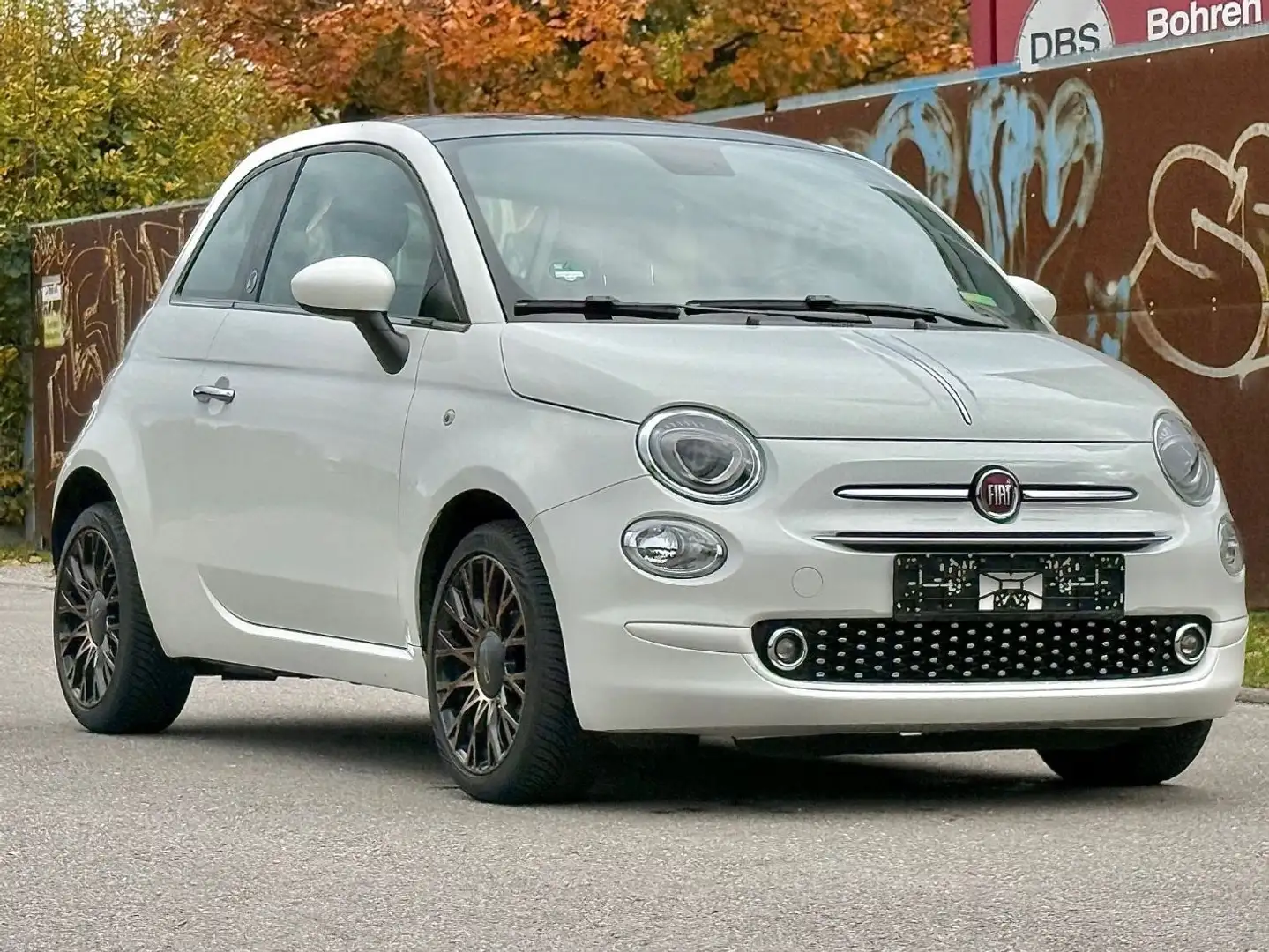 Fiat 500 *KLIMA-AUTO*DIGITALTACHO*NAVI*PDC Weiß - 1